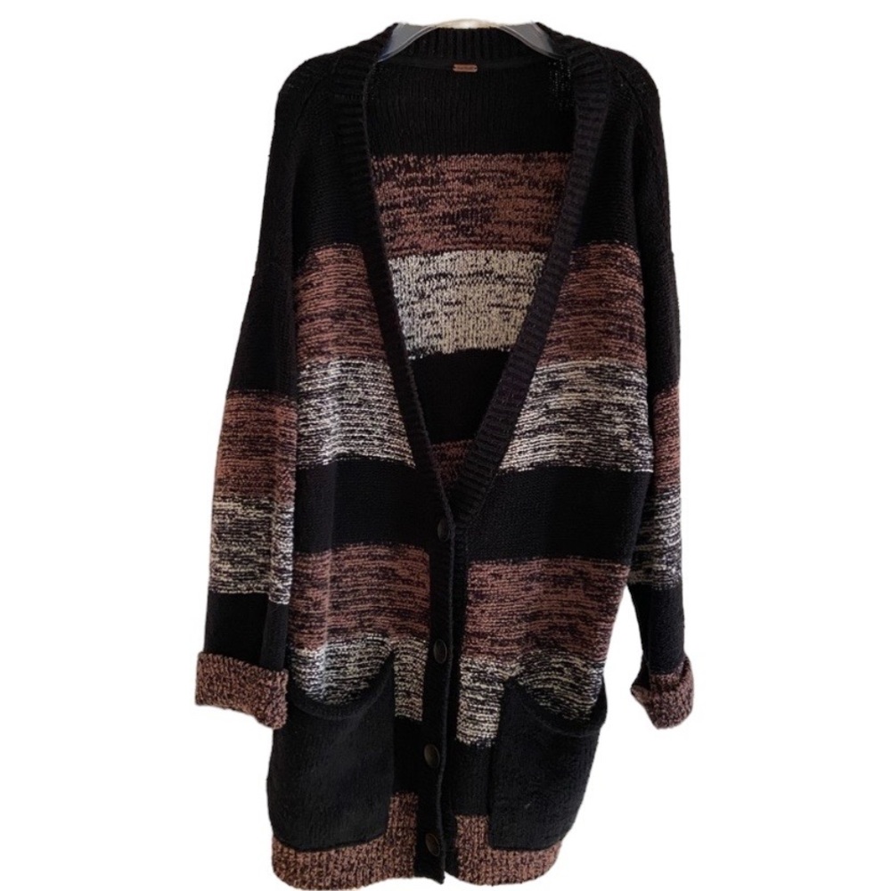Free People striped Cardigan size XS